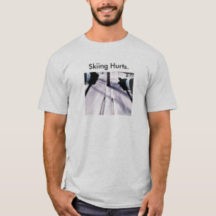 スキーの緩いティー Tシャツ