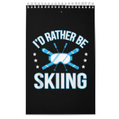 スキーの贈り物|私はスキーをしたい カレンダー (カバー)