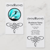 スキーの隆盛 名刺 (正面/裏面)