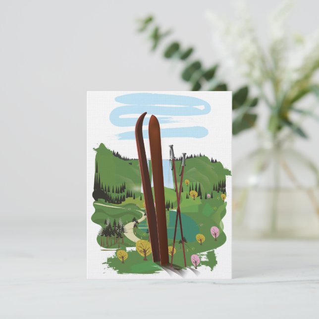 スキーの風景 (スタンド正面)