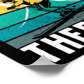 スキーはセラピースキーヤーのウィンタースポーツより良い ポスター (角)