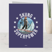 スキーは私のスーパーパワー カード (裏面)