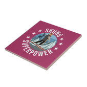 スキーは私のスーパーパワー タイル (側面)