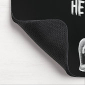 スキーは私のハートマウンテンスロープ雪の冒険 マウスパッド (コーナー)