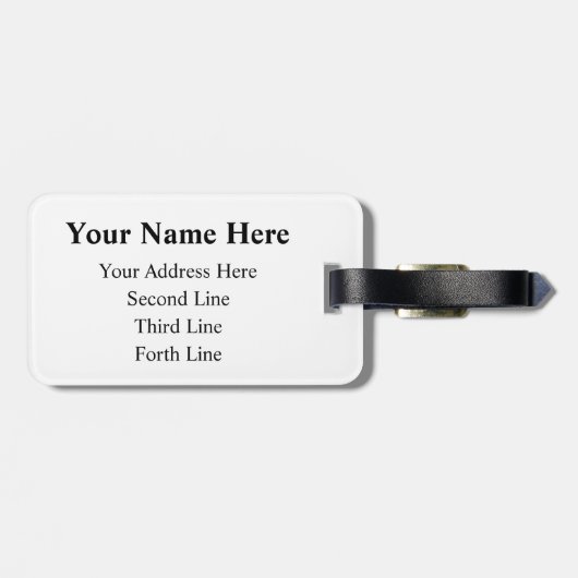 スキーをすることを行こう! ヴィンテージのデザインのスキーヤー ラゲッジタグ (裏面横)