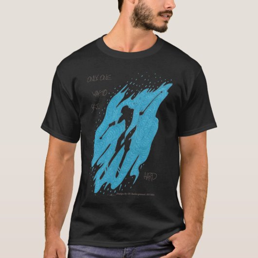 スキーをする1つの方法だけTシャツ Tシャツ (正面)
