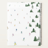 スキーをテーマにしたプランナー プランナー手帳 (裏面)