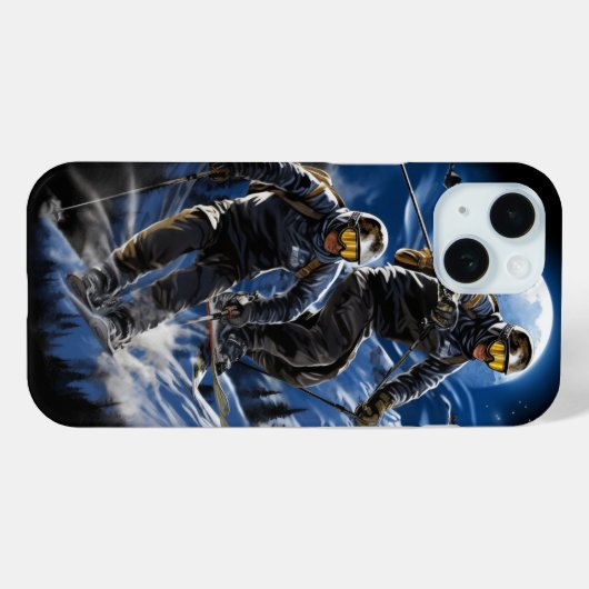 スキーアクション Case-Mate iPhoneケース (裏面 (横))