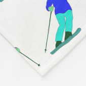 スキーアスノースキーウィンターバケーション フリースブランケット (角)