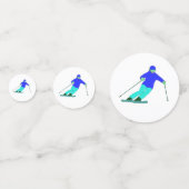 スキーアスノースキースキーパーティー コンフェッティ (正面)