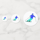 スキーアスノースキースキーパーティー コンフェッティ (裏面)