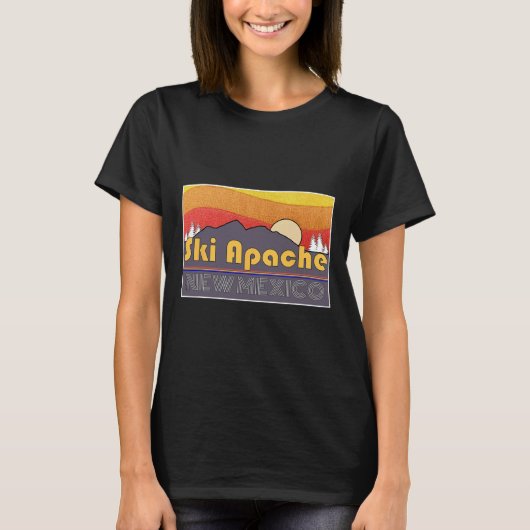 スキーアパッチ ニューメキシコ Tシャツ (正面)