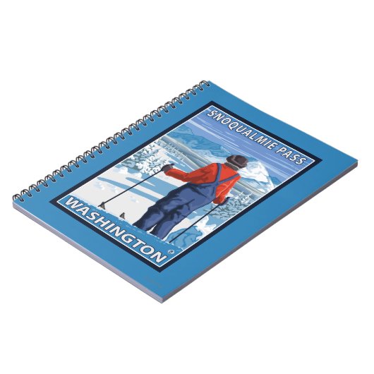 スキーアパージング – ワシントン州スノクアルミエパス ノートブック (左側)