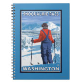 スキーアパージング – ワシントン州スノクアルミエパス ノートブック (正面)