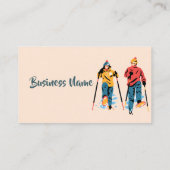 スキーアースキークラスカスタム事業 名刺 (裏面)