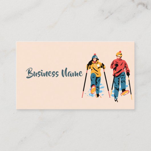 スキーアースキークラスカスタム事業 名刺 (裏面)