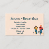 スキーアースキークラスカスタム事業 名刺 (正面)