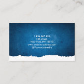 スキーインストラクター名刺 名刺 (裏面)