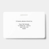 スキーインストラクター バッジ (裏面)