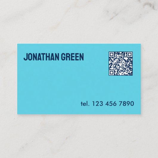 スキーインストラクターQR 名刺 (裏面)