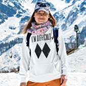 スキーウィンターおもしろいママ誕生日スキーバケーション パーカ