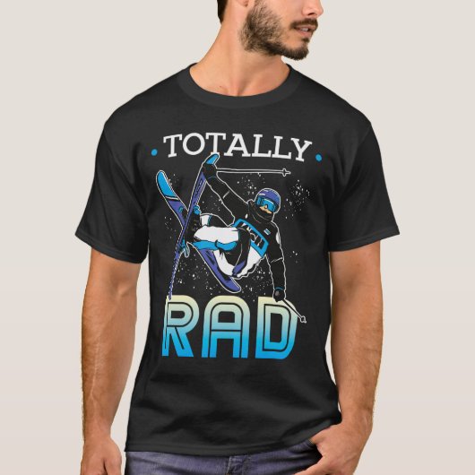 スキーウェア ノルディック スキーヤー スキー とてもラッド Tシャツ (正面)
