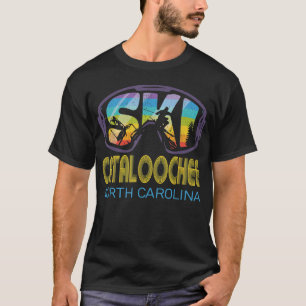 スキーカタロオーチーノースカロライナのスキー休暇 Tシャツ