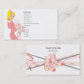 スキーカードブロンド 名刺 (正面/裏面)