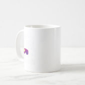 スキーガール私を捕まえてみて コーヒーマグカップ (正面左)