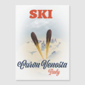 スキーキュロンヴェノスタイタリアのスキーポスター (正面)