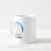 スキークハーズマおもしろいウスのスウィートパン コーヒーマグカップ (正面左)