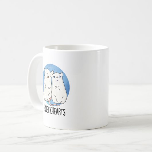 スキークハーズマおもしろいウスのスウィートパン コーヒーマグカップ (正面左)