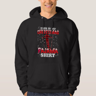 スキークリスマスこれは私のクリスマスパジャマスキー パーカ