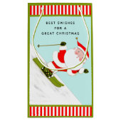 スキークリスマスホリデー スモールペーパーバッグ (裏面)