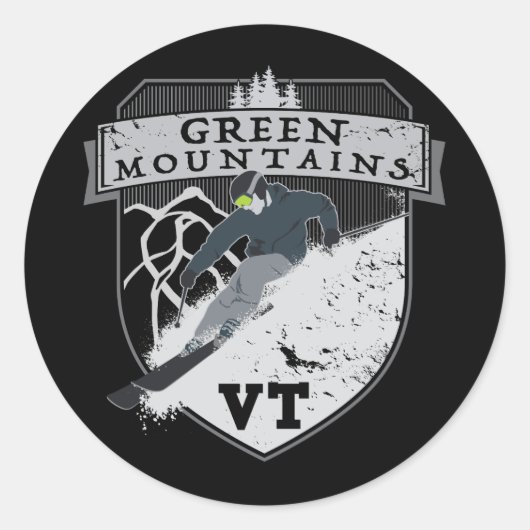 スキーグリーン山脈、VT ラウンドシール (正面)