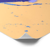 スキーコロラドおもしろい州モットー ポスター (角)