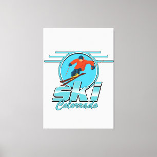 スキーコロラドのロゴ キャンバスプリント