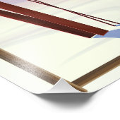 スキーコロラド州ヴィンテージ旅行ポスター フォトプリント            (角)