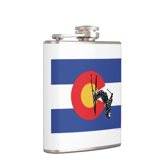 スキーコロラド フラスク (右)