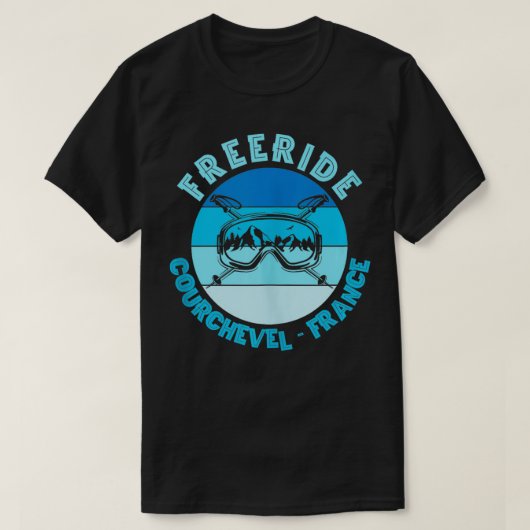 スキーコースヴェルFrance Freeride Tank Top Tシャツ (デザイン正面)