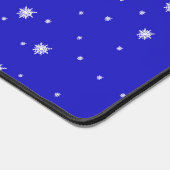 スキーゴーグルスノーフレークダンスカスタマイズバケーション デスクマット (コーナー)
