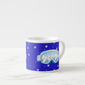 スキーゴーグルスノーフレークダンス エスプレッソカップ (正面右)