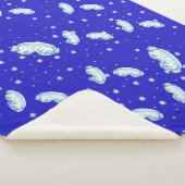 スキーゴーグルスノーフレークダンス シェルパブランケット (3/4)