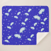 スキーゴーグルスノーフレークダンス シェルパブランケット (正面(横))