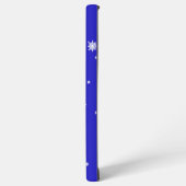 スキーゴーグルスノーフレークダンス SAMSUNG GALAXYケース (左側面)