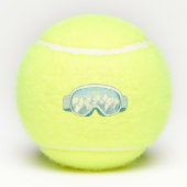 スキーゴーグルマウンテンリフレクション テニスボール (裏面)