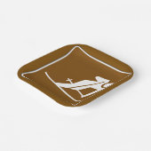 スキーサイン紙プレート ペーパープレート (傾斜あり)