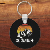 スキーサンタフェニューメキシコスキーリゾートスノーボード キーホルダー (正面)