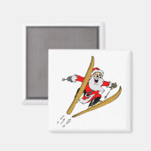 スキーサンタ マグネット (正面/裏面)