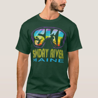 スキーサンデーリバーメインスキーバケーション Tシャツ